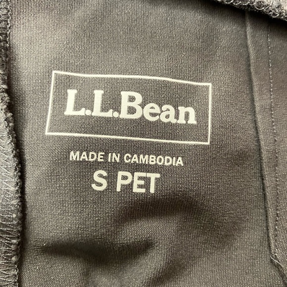 L.L.Bean, knit, skinny leg pants, dark grey, SP - Picture 3 of 5